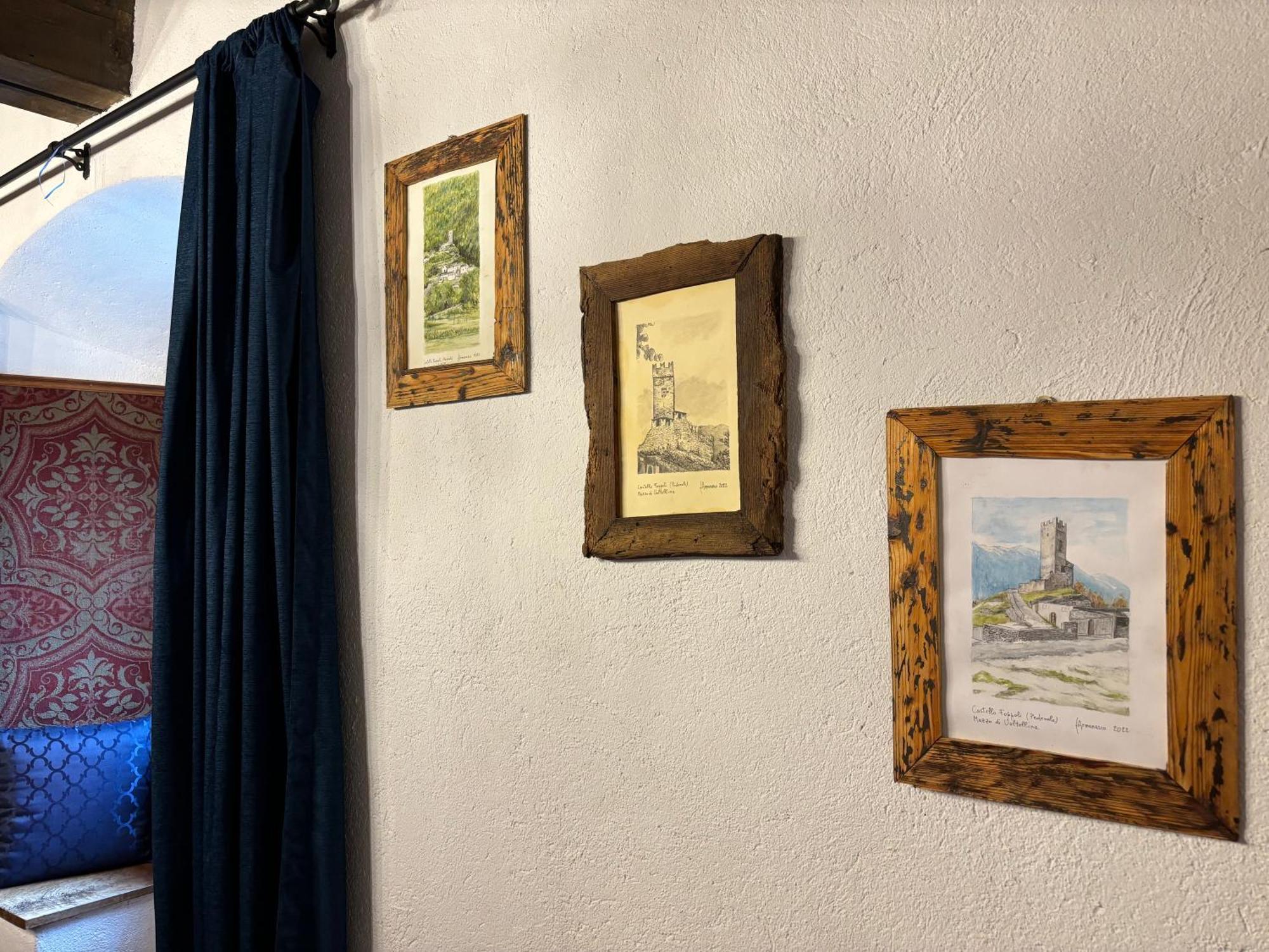 Foppoli Castle, Private 11Th Century Fortress With Panoramic View, Sauna And Hot Tub Overlooking The Valtellina Mazzo di Valtellina Exterior foto